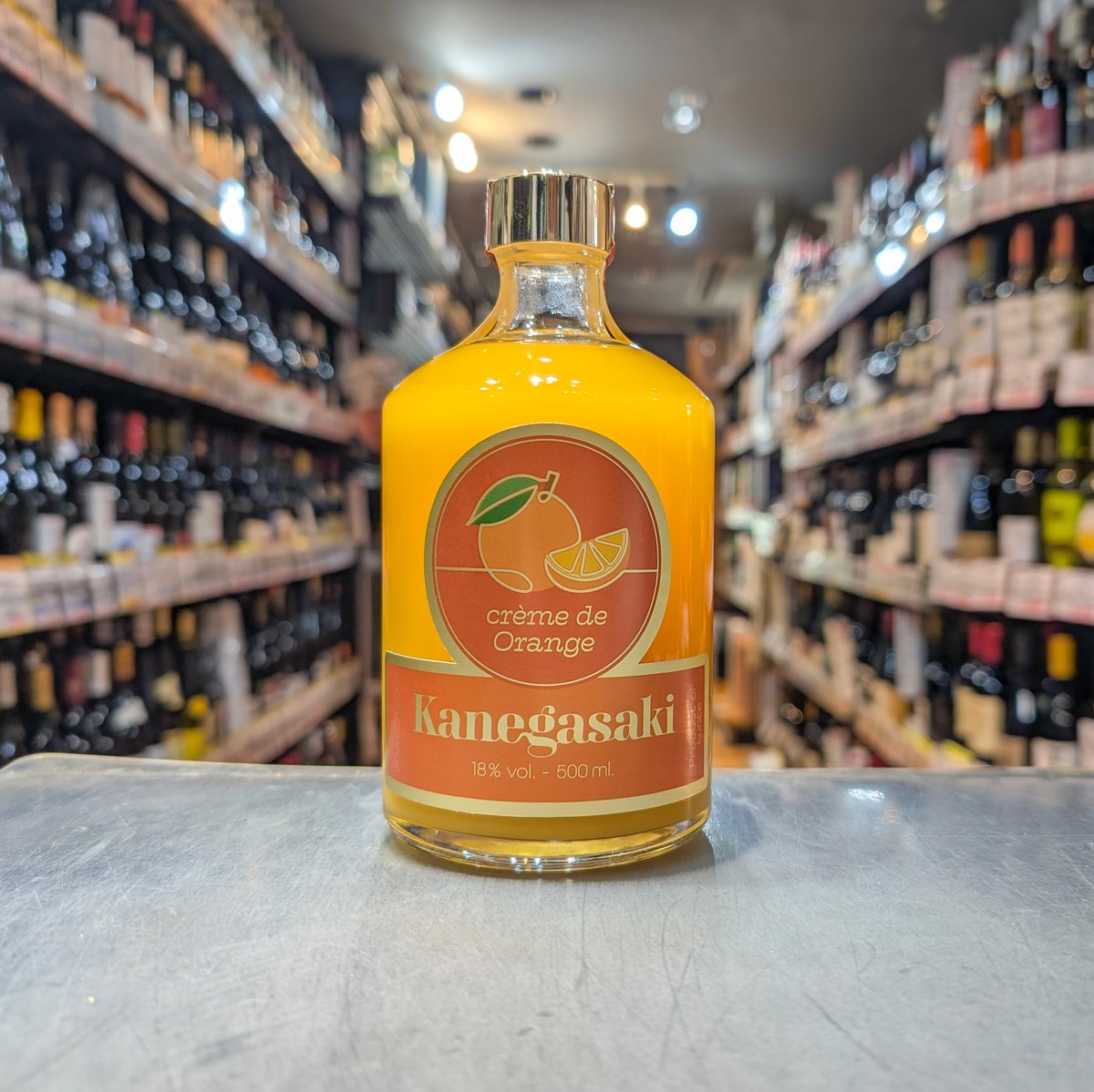 金ヶ崎薬草酒造 creme de Orange - クレーム・ド・オランジェ - 18度