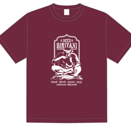 NBA ビリヤニTシャツ インド版