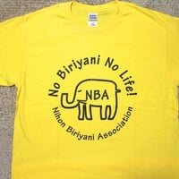 NBA ビリヤニTシャツ オフィシャル版