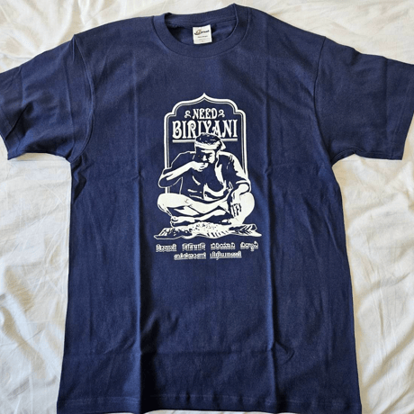 NBA ビリヤニTシャツ インド版