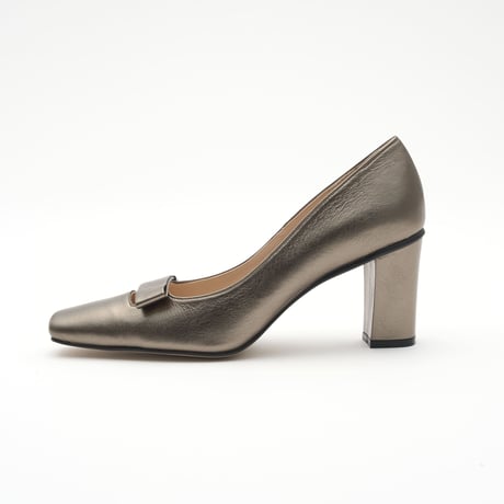 ベルトデザインストレートヒールスクエアパンプス/Belt Design Straight Heel Square Pumps L0288（ETHANE）