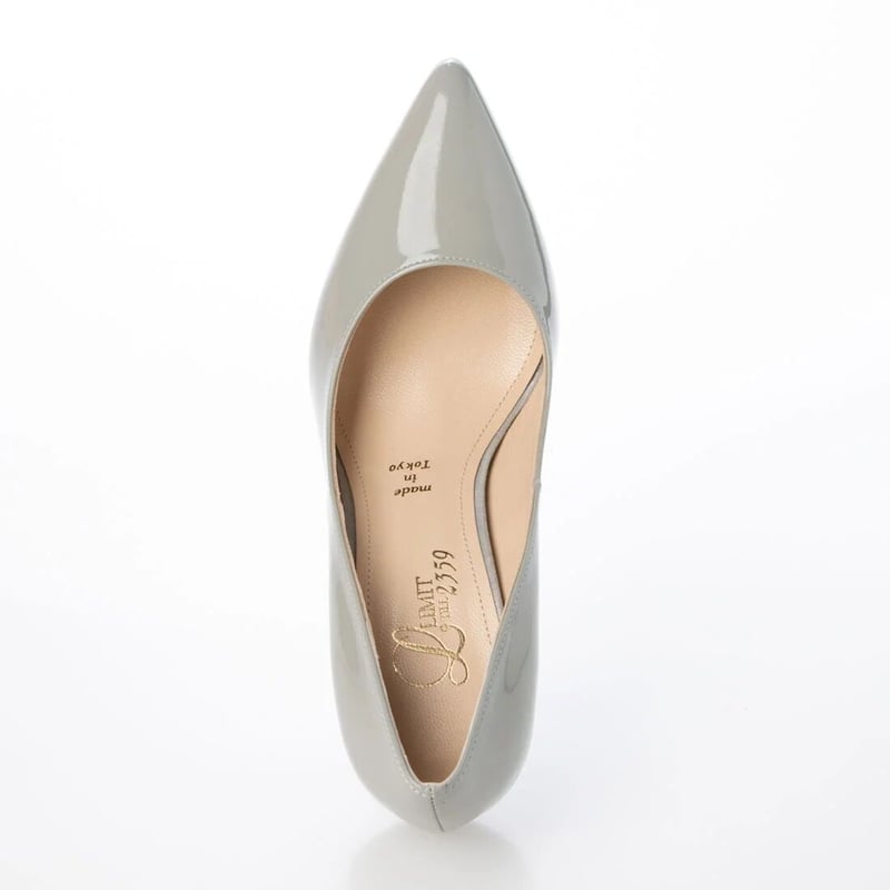ポインテッドトゥエナメルヒールパンプス/Pointed toe enamel heel pum