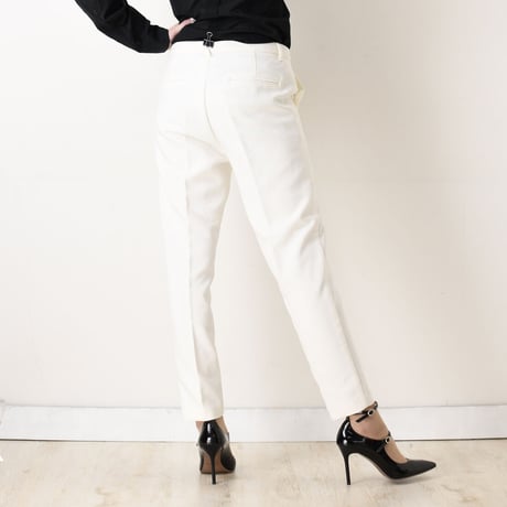 ポインテッドトゥストラップヒールパンプス / Pointed toe strap heel pumps L0211(BLACK）