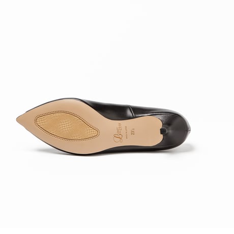 ピープトゥヒールパンプス/Peep Toe Heel Pumps L0289 (BLACK)