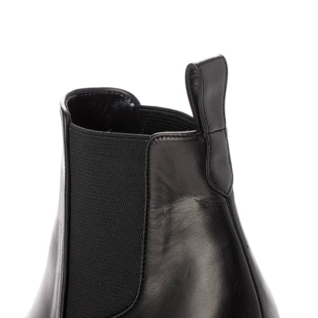 オールウェザーポインテッドサイドゴアショートブーツ/All weather pointed side gore short boots L0230 (BLACK)
