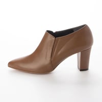 オールウェザーポインテッドヒールブーティ/All weather pointed heel booties L0080 (BROWN）