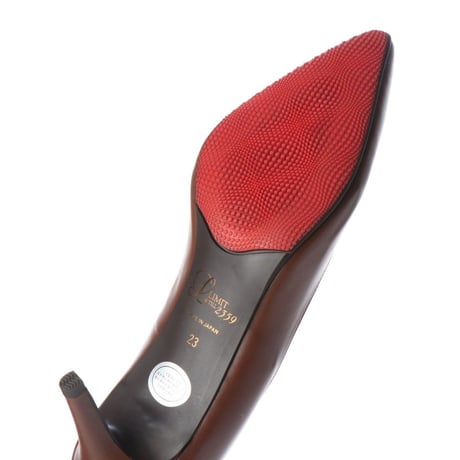 ロングノーズヒールパンプス/ Long nose heel pumps L0200 (BROWN）