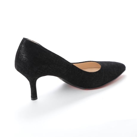 フォイルプロセッシングパンプス / Foil processing pumps L0137 (BLACK）