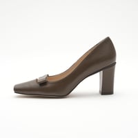 ベルトデザインストレートヒールスクエアパンプス/Belt Design Straight Heel Square Pumps L0288（MOCA）