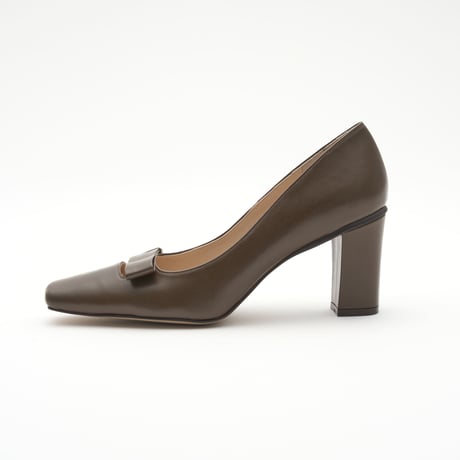 ベルトデザインストレートヒールスクエアパンプス/Belt Design Straight Heel Square Pumps L0288（MOCA）