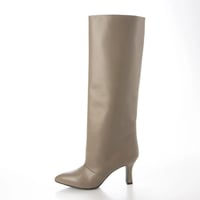 ルーズストレートロングブーツ/Loose straight long boots L0248 （GREIGE）