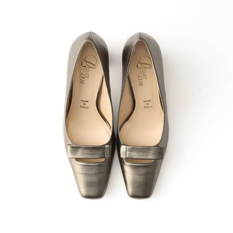 ベルトデザインストレートヒールスクエアパンプス/Belt Design Straight Heel Square Pumps L0288（ETHANE）