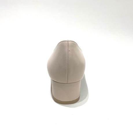 アーモンドトゥローヒールパンプス/Almond toe low heel pumps L0266 (IVORY)