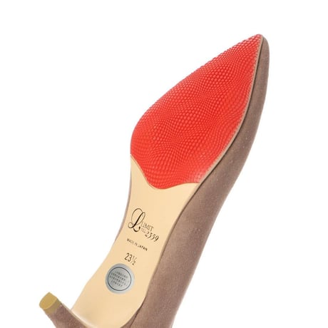 バイアスカットヒールパンプス / Bias cut heel pumps L0203 (OAK/S）
