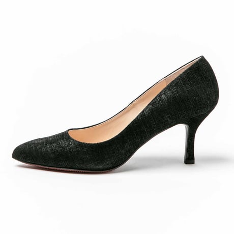 フォイルプロセッシングパンプス / Foil processing pumps L0137 (BLACK）