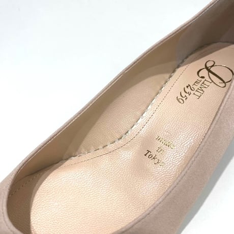 アーモンドトゥローヒールパンプス/Almond toe low heel pumps L0266 (P.BEIGE/S)