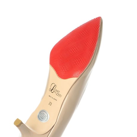バイアスカットヒールパンプス / Bias cut heel pumps L0203 (BEIGE/E）