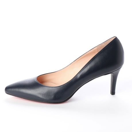 ロングノーズヒールパンプス/ Long nose heel pumps L0200 (NAVY）