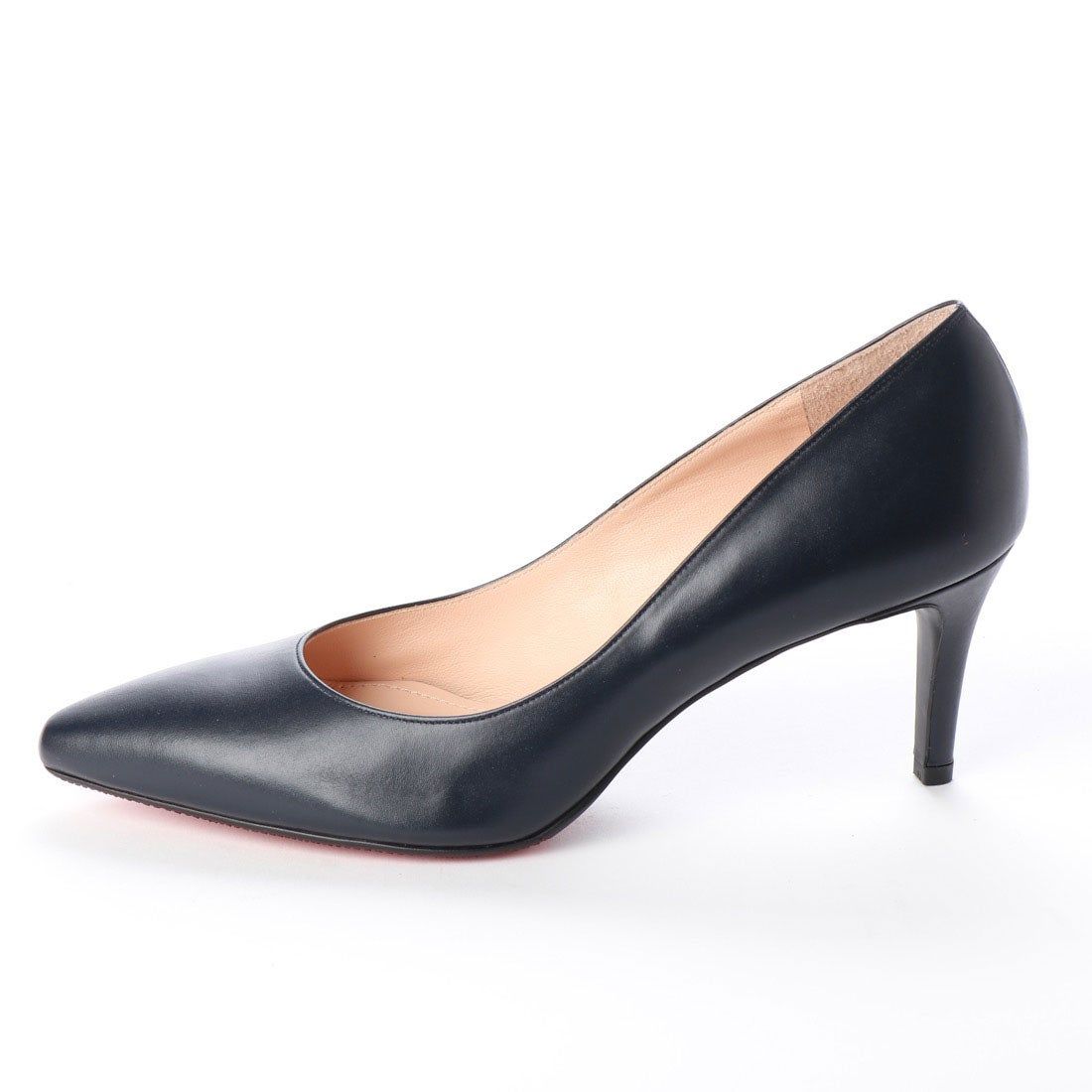 ロングノーズヒールパンプス/ Long Nose Heel Pumps L0200（NAVY）...