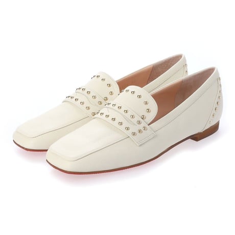 スタッズローファーシューズ / Studs loafers shoes L0206 （WHITE）