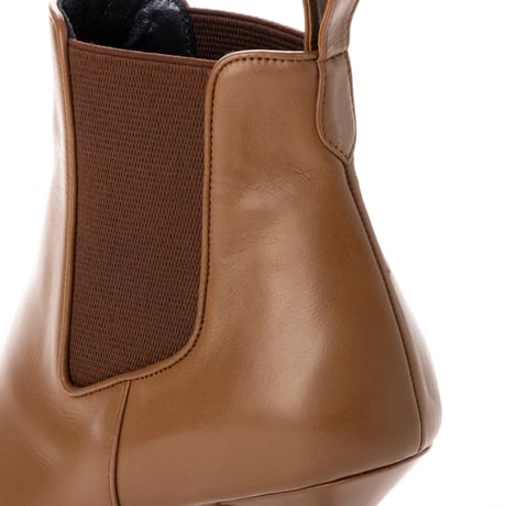 オールウェザーポインテッドサイドゴアショートブーツ/All weather pointed side gore short boots L0230 (BROWN)