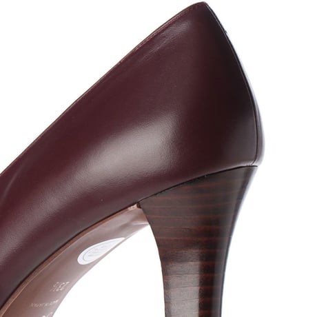 ポインテッドVカットヒールパンプス/ Pointed v-cut heel pumps L0193 (WINE）