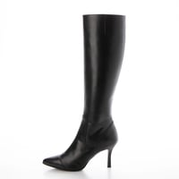 ポインテッドトゥロングブーツ/Pointed toe long boots L0232（BLACK）