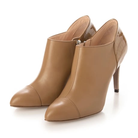 ソフトポインテッドストレートチップブーティー/Soft pointed straight tip booties L0071 （CAMEL/C）