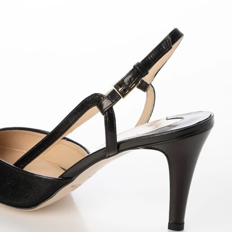 ポインテットトゥバックスリング/Pointed toe back sling L0250（BLACK）