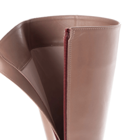 ポインテッドトゥロングブーツ/Pointed toe long boots L0232（P.BROWN）