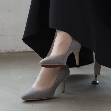 ポインテッドオールウェザーパンプス / Pointed all-weather pumps L0200A (L.GRAY/S）