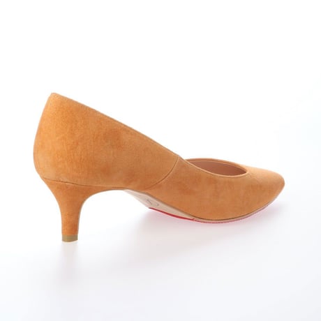 バイアスカットヒールパンプス / Bias cut heel pumps L0203 (CAMEL/S）