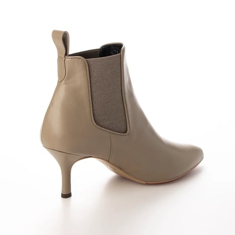 オールウェザーポインテッドサイドゴアショートブーツ/All weather pointed side gore short boots L0230 (GREIGE)