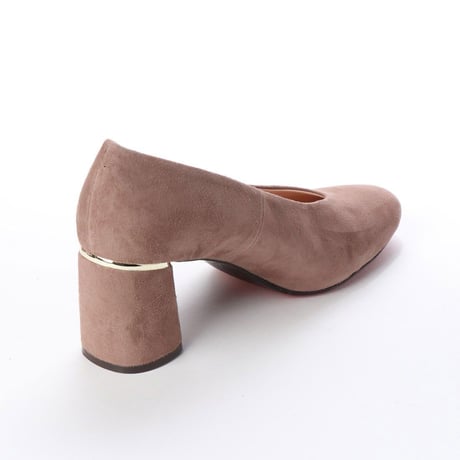 スクエアチャンキーヒールパンプス/ Square chunky heel pumps L0202（OAK）