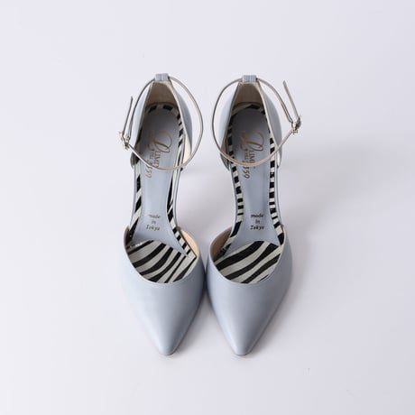 セパレーツストラップヒールパンプス / Separates strap heel pumps L0215 （BLUE GRAY）