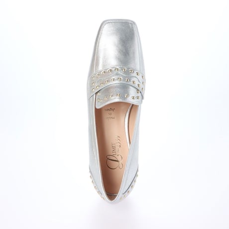 スタッズローファーシューズ / Studs loafers shoes L0206 （SILVER）