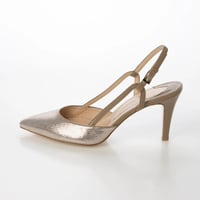 ポインテットトゥバックスリング/Pointed toe back sling L0250（BEIGE）