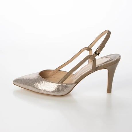 ポインテットトゥバックスリング/Pointed toe back sling L0250（BEIGE）