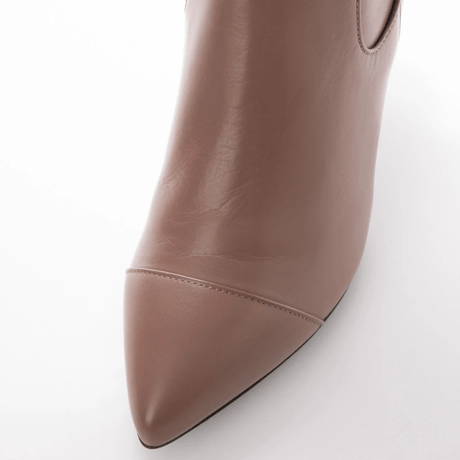 ポインテッドトゥロングブーツ/Pointed toe long boots L0232（P.BROWN）