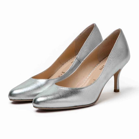 アーモンドトゥオールウェザーパンプス/Almond toe all weather pumps L0264 (SILVER)