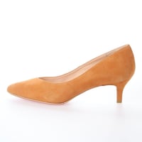 バイアスカットヒールパンプス / Bias cut heel pumps L0203 (CAMEL/S）