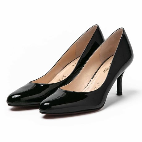 アーモンドトゥオールウェザーパンプス/Almond toe all weather pumps L0264 (BLACK/E)