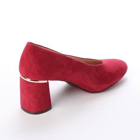 スクエアチャンキーヒールパンプス/ Square chunky heel pumps L0202（WINE）