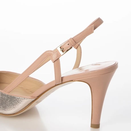 ポインテットトゥバックスリング/Pointed toe back sling L0250（PINK）