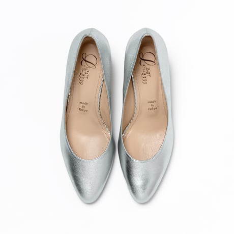 アーモンドトゥオールウェザーパンプス/Almond toe all weather pumps L0264 (SILVER)