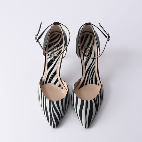 セパレーツストラップヒールパンプス / Separates strap heel pumps L0215 （ZEBRA）