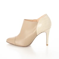 ソフトポインテッドストレートチップブーティー/Soft pointed straight tip booties L0071 （BEIGE/C）