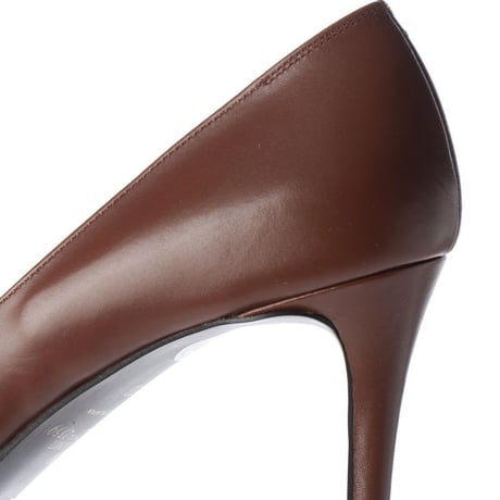 ロングノーズヒールパンプス/ Long nose heel pumps L0200 (BROWN）