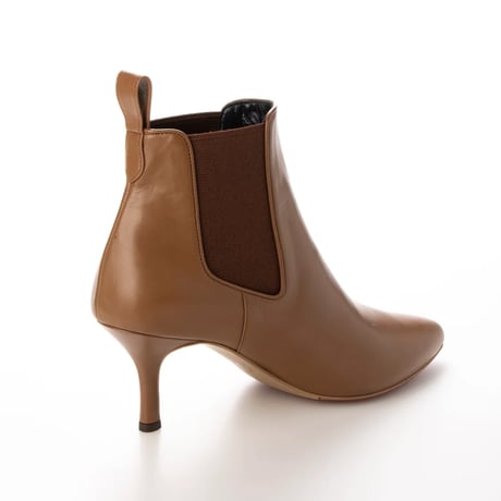 オールウェザーポインテッドサイドゴアショートブーツ/All weather pointed side gore short boots L0230 (BROWN)