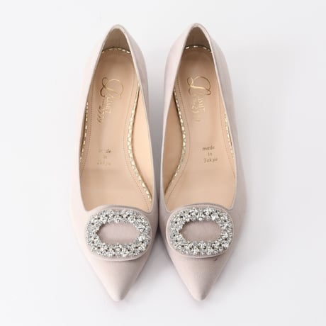 ビジューバックルフラットシューズ / Bijou buckle flat shoes L0223（L.PINK/S）